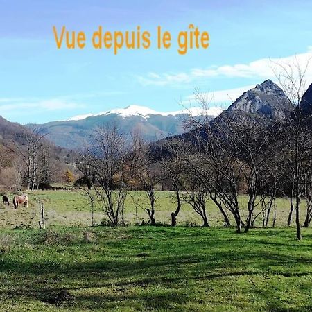 Grange En Pierres. Grand Jardin Et Belle Vue Villa Saurat Bagian luar foto