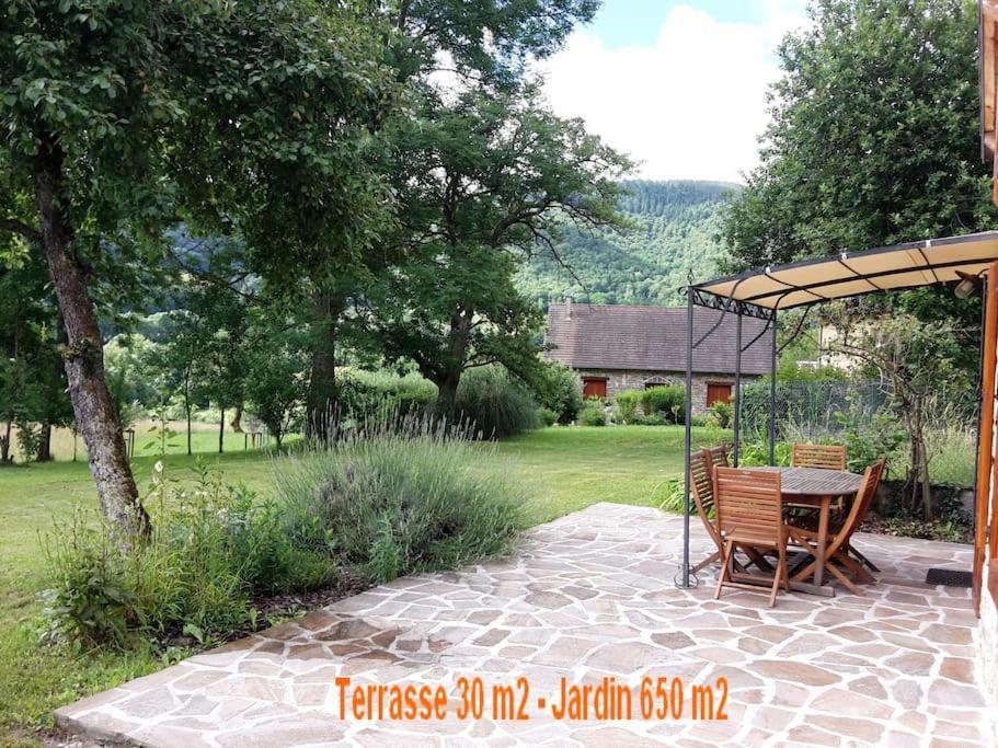 Grange En Pierres. Grand Jardin Et Belle Vue Villa Saurat Bagian luar foto
